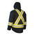3-in-1 Winter Parka - w/ Removable Liner Jacket - Hi Vis Orange, Lime, Black - S-4XL 