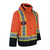 Hi Vis 3-in-1 Winter Parka with Removable Liner Jacket - Orange, Lime, Black - S-4XL 