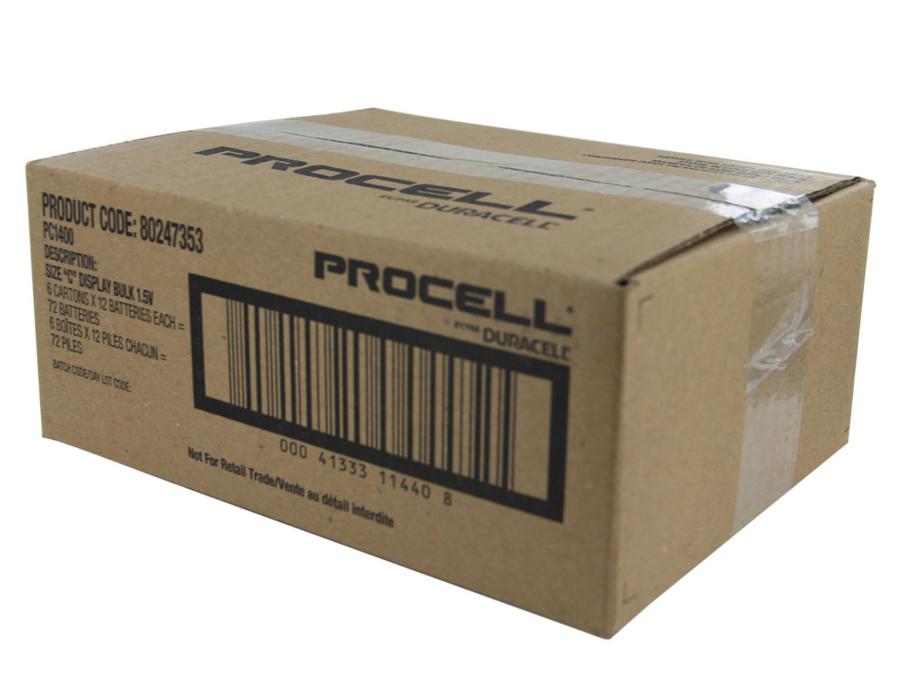 PROCELL D BATTERIES (72)