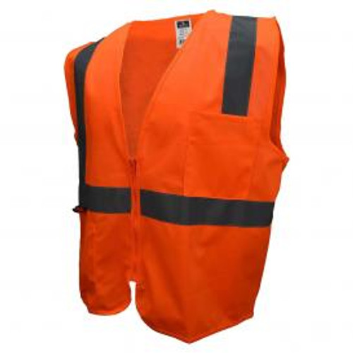 SAFETY VEST CLASS 2 ORANGE X-LARGE