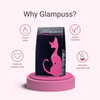 Pubic Bikini Hair Dye Fun Colour Glampuss 30mL Red or Pink Ammonia and Parabens Free with Organic Ingredients