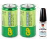 Body4Real Hi Tech Oil Pen + 2 GP Green Cell Batteries Size C