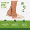 Body4Real Organic Cotton Indoor Slippers