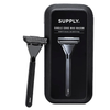 SUPPLY Single Edge Max Razor for Men – Premium Metal Single-Blade Safety Razor with Pivoting Head for Fewer Cuts and Irritation 