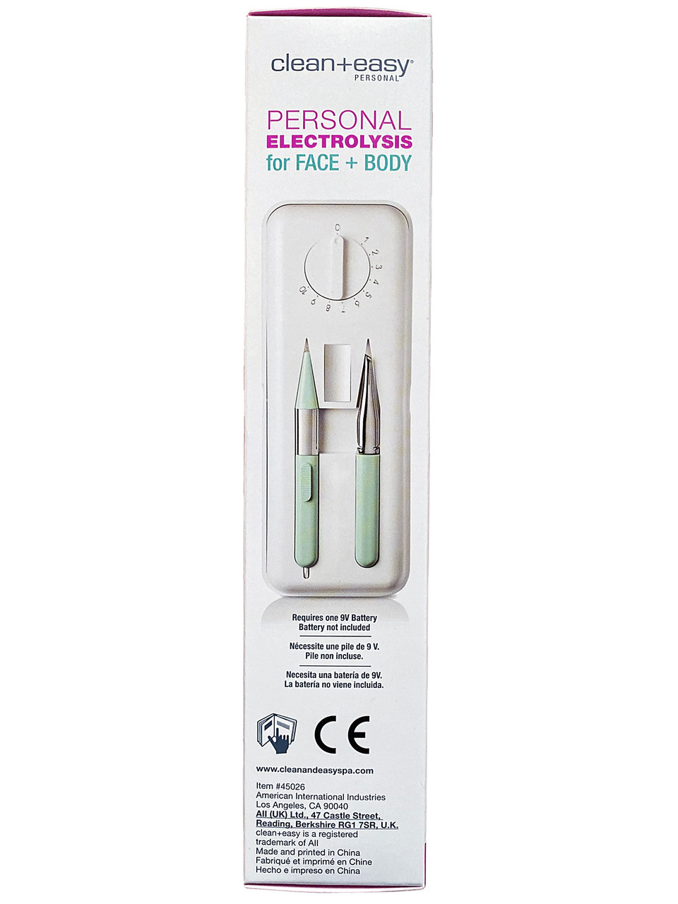clean+easy Personal Electrolysis　針脱毛機器 clean+easy Personal Electrolysis 針脱毛機器 Clean & Easy