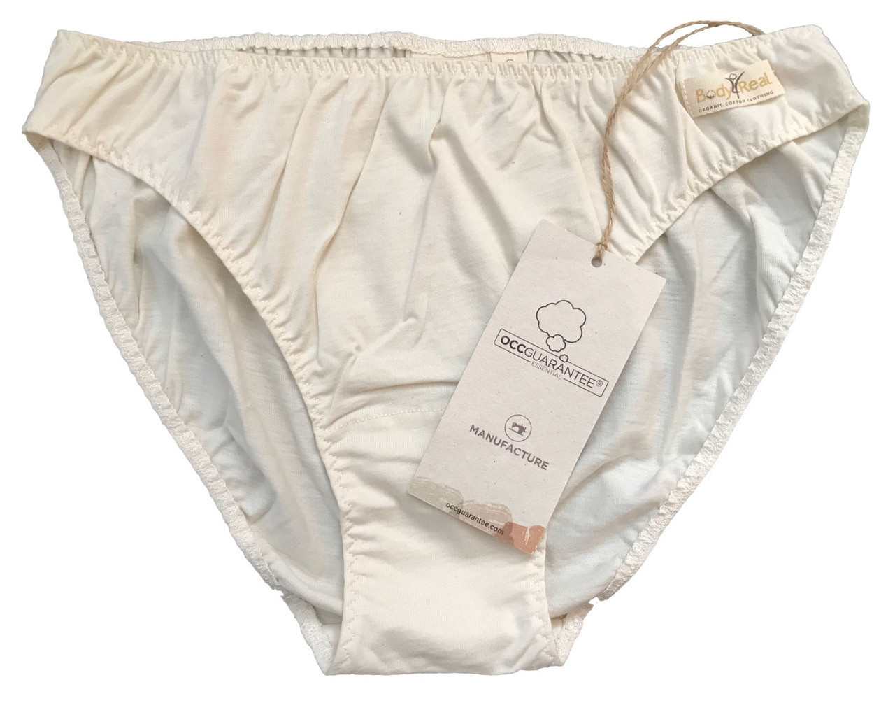 Body4Real Organic Clothing 100% Cotton Women's Panty Ladies Underwear -  Body4Real