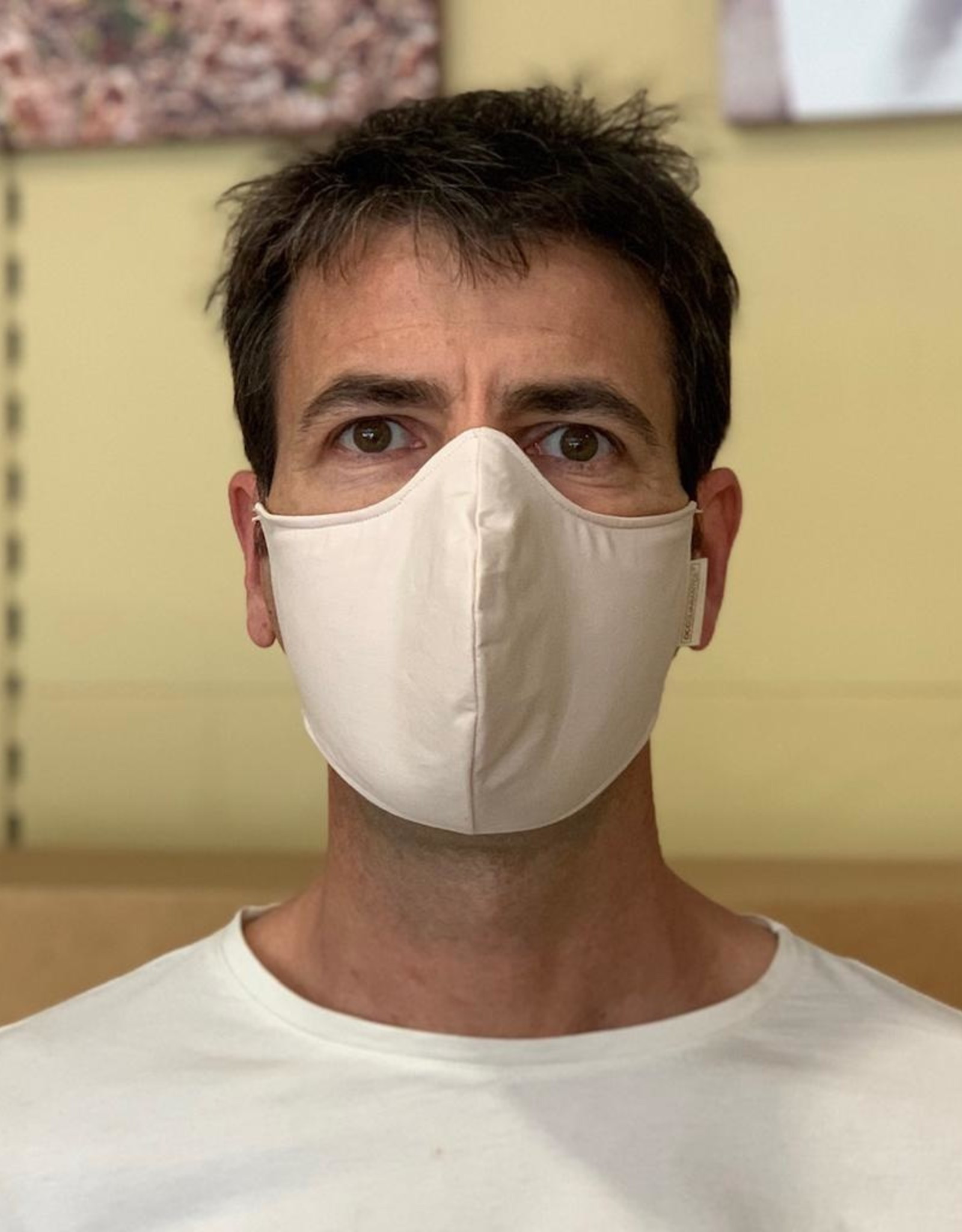 Pure Organic Cotton Reusable Mask with WATERPROOF Fabric (MODEL 2