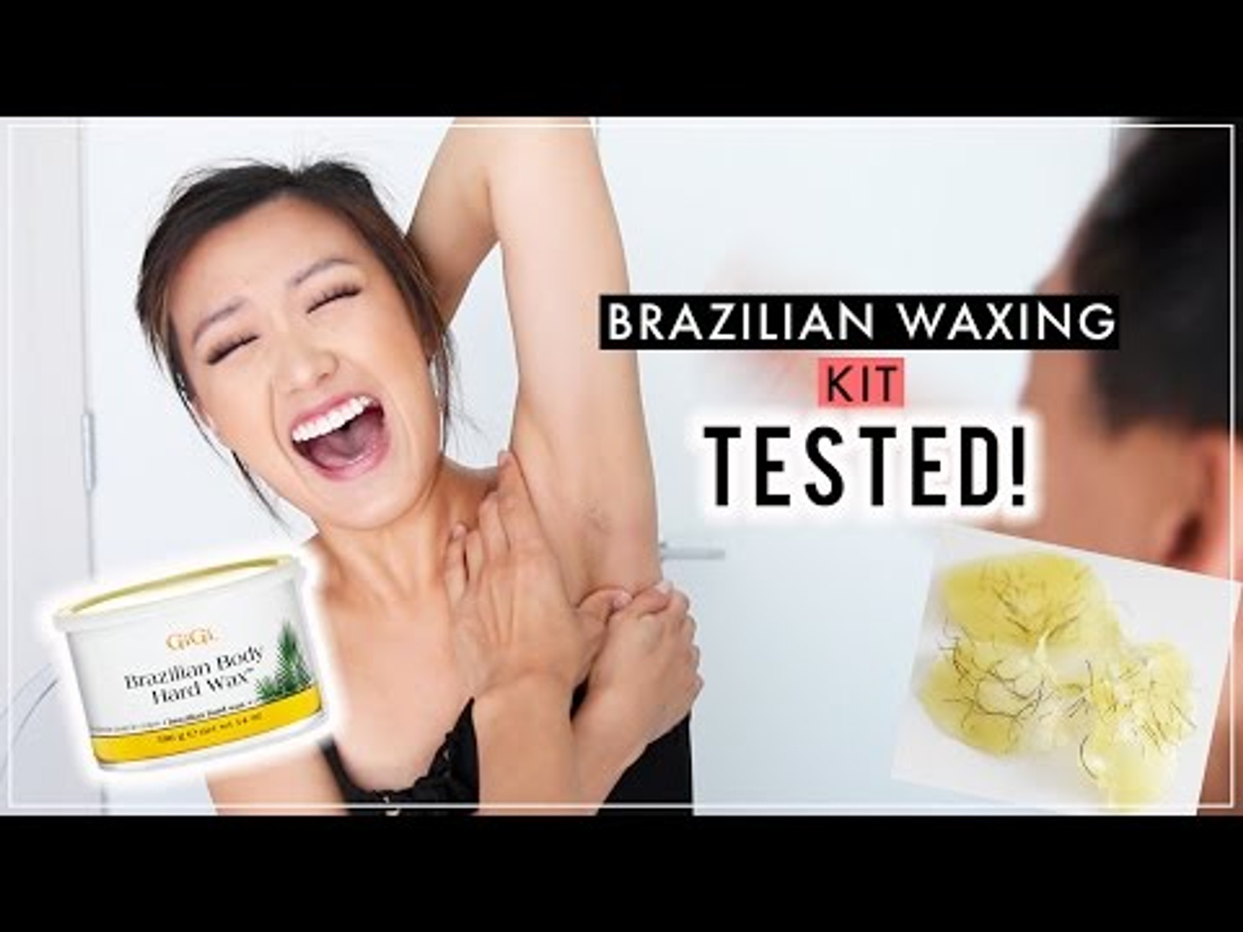 How to Brazilian Wax using Gigi Hard (Strip Free ) Wax Body4Real