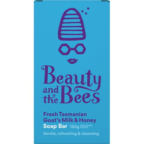 Beauty and the Bees Fresh Tasmanian Goats Milk Bar Soap Beauty and the Bees Fresh Tasmanian Goats Milk Bar Soap