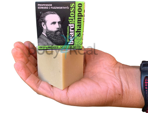 Beauty and the Bees Professor Edward J Fuzzworthy’s Apple Cider Beard Gloss Shampoo Bar