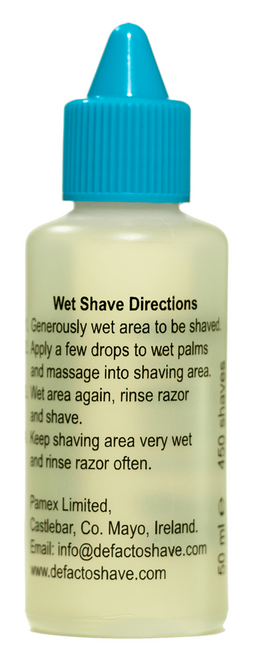 DE FACTO Shaving Oil 50 ml (Formerly Total Shaving Solution) DE FACTO Shaving Oil 50 ml (Formerly Total Shaving Solution)