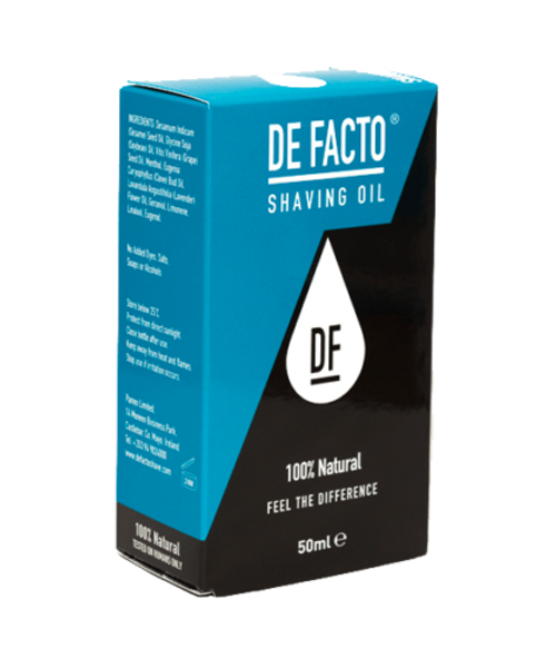 DE FACTO Shaving Oil 50 ml (Formerly Total Shaving Solution) DE FACTO Shaving Oil 50 ml (Formerly Total Shaving Solution)