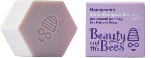 Beauty and the Bees Honeycomb Solid Shampoo Bar for Frizzy Dry Hair and Scalp