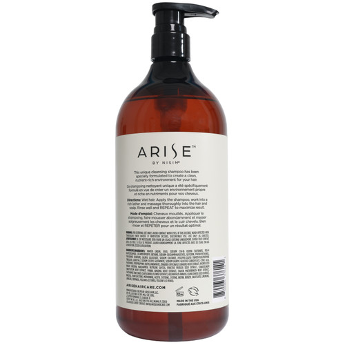 ARISE Shampoo for Natural to Oily Hair, 1L – Cleansing Shampoo for Oily Hair, Daily Hair Care