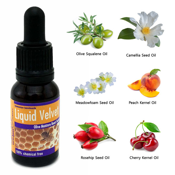 Liquid Velvet – Olive Moisture Boost Serum 15ml