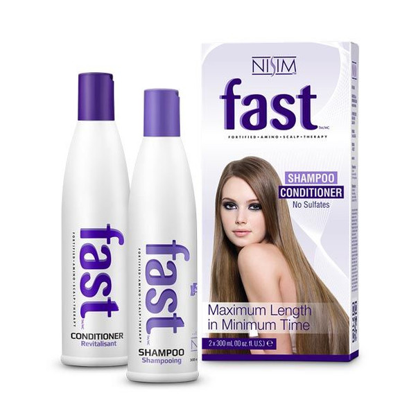 FAST Hair Growth Acceleration Shampoo & Conditioner 300mL + FAST Scalp Tonic for Hair 120ml/ 4oz