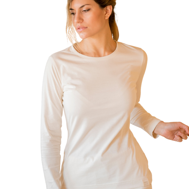 Organic Cotton Long Sleeve Women's T-Shirt 