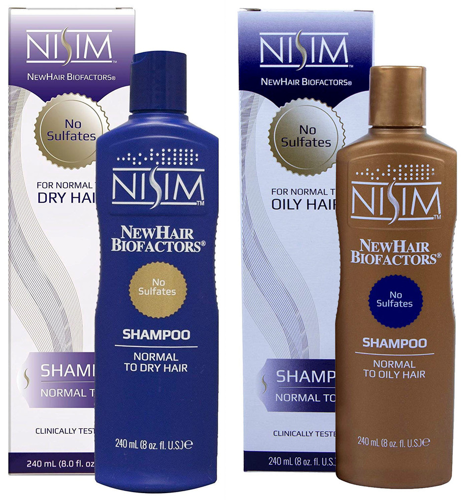 Nisim Hair Loss Shampoo Treatment Thinning Oily Greasy Scalp No SLS - Foto 5