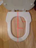 Incepa Hampton Replacement Toilet Seat White MDF