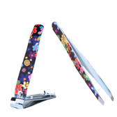 Stiles Tweezer and Clipper Set - Floral