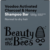 Beauty and the Bees Voodoo Bamboo Charcoal Shampoo Bar Minty Fresh Scent 4.4oz