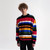 Rainbow Retro Ribbed Sweater