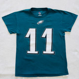 Camiseta Philadelphia Eagles NFL Wentz vintage Majestic
