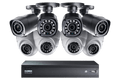 16-Channel HD 1TB DVR with 4 Bullet/4 Dome HD Cameras