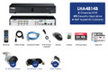 8-Channel MPX HD 1TB DVR with 4 Weatherproof IR Cameras