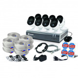 8-Channel 1080p DVR w/1TB HD & 8 PIR Bullet Cameras
