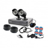 4-Channel 720p DVR with 2 720p PRO-A850 Bullet Cameras