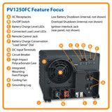 1250w 12v DC To AC Inverter