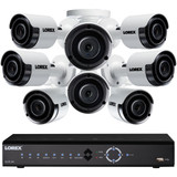 16-Ch 4K 3TB NVR w/8 5MP Color NV Security Cameras