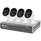 8-Channel 1080p 1TB DVR with 4 Cameras & Google Assistant