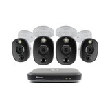 4K Surveillance 4-Ch DVR Kit 1TB Four 4K Cameras
