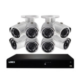 4K Ultra HD 16-Ch NVR 3TB & (8) HD Bullet Security Cams