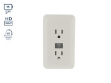 1080p Electrical Outlet Hidden Camera