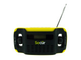 Secur SP-2000 Digital Solar Radio and LED Flashlight