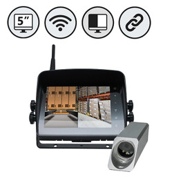 Wireless Safety Camera System For Forklifts | 5" Dual Screen Display