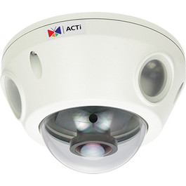 10MP Outdoor Mini Fisheye Dome with D/N, Adaptive IR, Basic WDR, Fixed lens