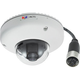 5MP Outdoor Mini Fisheye Dome with Basic WDR, M12 connector, Fixed lens