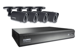 4-Channel MPX 720p HD 1TB DVR with 4 Weatherproof IR Cameras