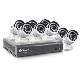 8-Channel 1080p DVR with 1TB HD & 8 Bullet Cameras