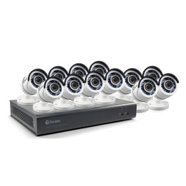 16-Channel 1080p DVR with 2TB HD & 12 Bullet Cameras
