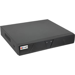 4-Channel 1-Bay Mini NVR with 4-port PoE connectors