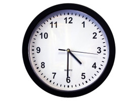 SG Home Battery Operated Wall Clock w/Cloud Recording