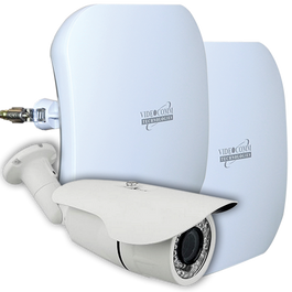 5.8GHz 802.11a/n Wireless 2MP Outdoor 90' IR Motorized Varifocal Network Bullet Camera - Range 2,500'