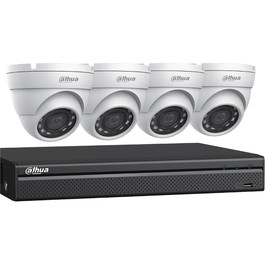 4Ch DVR + 4 5MP Mini Eyeball Cameras