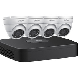 4Ch NVR + 4 4MP Mini Eyeball Cameras