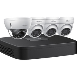 4Ch NVR + 3 4MP Eyeball + 1 4K Dome